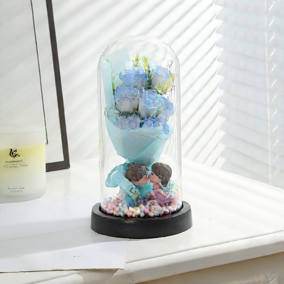 Bouquet soap flower night light